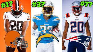 The jets unveiled on thursday evening their new uniforms, helmets and branding for the 2019 season and beyond. Ranking All The Nfl S New Team Uniforms Logos For The 2020 Season Youtube