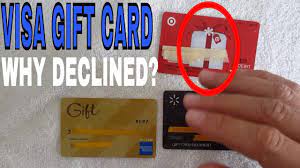 Visa gift card online purchase declined. Why Is My Visa Gift Card Being Declined Youtube