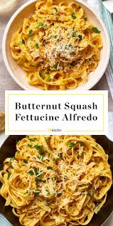 Butternut Squash Fettuccine Alfredo Recipe Pasta Dishes Healthy Pasta Dishes Food Recipes