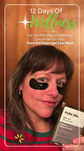 ✨ 11th Day of Wellness! ✨ Tonya's pick, Pure Sol Wake Up Eye Mask, is here  to banish tired eyes with the power of hyaluronic acid & charcoal. A  luxurious way to refresh and revitalize your eyes! 👀✨ ...