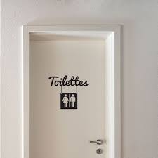 Sticker Toilettes Mixte Stickers Porte Stickers Deco Sticker Toilette Toilettes Stickers Toilettes