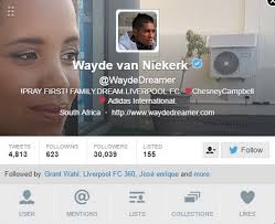 / ˈ w eɪ d f ʌ n n iː ˈ k ɛər k /, afrikaans: Liverpool S Fastest Fan 400m World Record Holder Wayde Van Niekerk Liverpool Echo