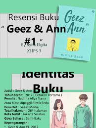 Untuk mendownload pdf novel yang berjudul geez & ann, #2 karya rintik sedu, silahkan klik tombol di bawah ini. Novel Geez Dan Ann 3 Pdf Cara Golden