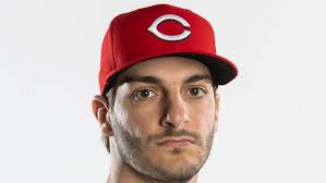 Cincinnati Reds pitcher poses for media day portrait