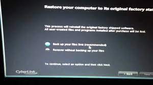 How To Reset A Compaq Laptop - Youtube