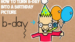 We can choose the best drawing and also publish it on our website just to encourage the little kids. How To Draw Cartoon Birthday Party Boy Holding Balloons From The Word B Day Easy Step By Step Drawing Tutorial For Kids How To Draw Step By Step Drawing Tutorials