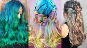 From black hair to pink belyage steps • how to freehand balayage for dark hair whith fanola color / step by step technique + fast & easy. 50 Bold Pastel And Neon Hair Colors In Balayage And Ombre Fashionisers C