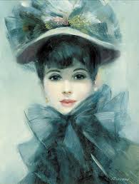 John Frederic Lloyd Strevens, retrato do glamour da mulher de Paris