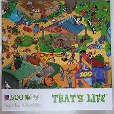 Пазл cat and the hat входит в серию days gone by. 500 Piece Puzzle Thats Life Zoo Sure Lox Tcg 44321 4 Toys Games Jigsaw Puzzles