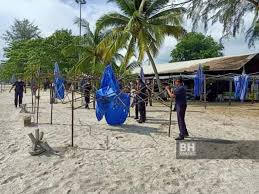 Bu klimalı tatil evinde 6 yatak odası, düz ekran tv ve mutfak bulunmaktadır. Tiada Lagi Khemah Tepi Pantai Port Dickson
