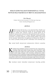 Komunikasi dengan memperbaiki hubungan dan kerjasama antara berbagai pihak. Https Journal Walisongo Ac Id Index Php Icj Article Download 1244 967