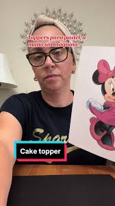 Como Fazer Um Topper De Bolo De Papel Metálico