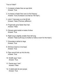 Fun Game Ice Breaker True Or False Trivia Questions Funny Quiz Questions Trivia Quiz Questions Fun Quiz Questions