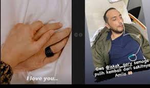 Gws @iskak_gary semoga pulih kembali dari sakitnya amin, tulis markoneng. L Baxdqs867lrm