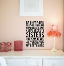 Maybe you would like to learn more about one of these? Schools Nurseries Vinyl Wall Art Decal For Homes Sisters Are Different Flowers Quote Offices Kids Rooms Wall Decals Murals Home Living Delage Com Br