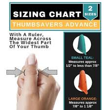 The Rule Of Thumbs Sizing Your Thumbsaver Thumbsavers