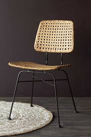 Modern Woven Rattan Dining Chair Natural Rockett St George Rattan Dining Chairs Cane Dining Chairs Dining Chairs