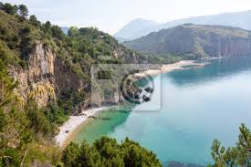 Marinella Strand Auf Umhang Palinuro Cilento Kampanien Italien Fototapete Fototapeten Sand Salerno Cilento Myloview De