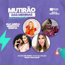 Power couple votação dr 12/05/2021. Mariana Matarazzo On Twitter Mutirao Das Meninas Feat Mirelajanis Marciafellipe Medradome Iniciado A Cada 10 Votos Comentem Um Emoji Meta 1000 Respostas Encerra As 20h