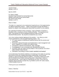 Qualifications Required For Preschool Teacher Cover Letter