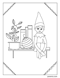 Well, we've got you covered! 7 Elf On The Shelf Inspired Coloring Pages To Get Kids Excited For Christmas Parents
