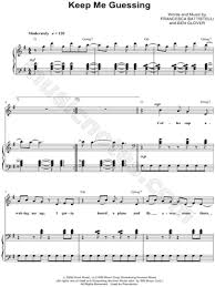 Baixar true love waits musica. Francesca Battistelli Keep Me Guessing Sheet Music In G Major Transposable Download Print Sheet Music Francesca Battistelli Music Download