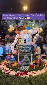 Mergulhe no País das Maravilhas com essa inspiração de festa completa de  Alice no País das Maravilhas! Com personagens encantadores, decoração  mágica e uma pista de dança incrível, esta celebração é pura