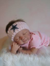 Dallas Cowboys Baby Girl Headband With Small By Babylacenfrills 9 95 Dallas Cowboys Baby Baby Cowboy Baby Girl Headbands