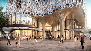 Brisbane S First Integrated Mixed Use Precinct Brisbane Quarter At 300 George Street Has Officially Launched Mall Design Shopping Mall Design Retail Facade
