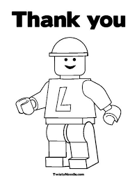 Thank You Coloring Page Lego Coloring Pages Birthday Coloring Pages Lego Coloring