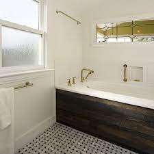 Check spelling or type a new query. Wood Panel Tub Skirt Design Ideas Pictures Remodel And Decor Eclectic Bathroom Design Bathroom Design Eclectic Bathroom