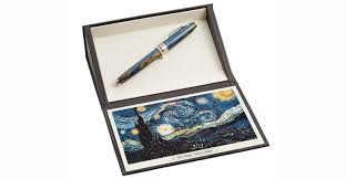 Starry night is one of the most recognized pieces of art in the world. Visconti Van Gogh Starry Night Edle Kugelschreiber Mit Gravur Und Fuller Gravieren Marke Parker Waterman Cross Sheaffer Diplomat