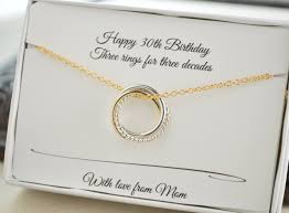 30th Birthday Gift For Daughter 30th Birthday Jewelry 3 Etsy