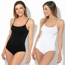 Succombez au coup de cœur en trouvant votre justaucorps sans jupette parmi nos nombreuses références ! Krisp Femme Justaucorps Haut Top Bretelles Couleur Leotard Uni Body Danse Ebay