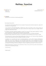 Also, take a look at the premium operations resume templates designed by our professional resume writers at hiration. Chief Marketing Officer Cover Letter Example Kickresume