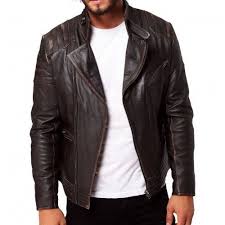 Antique Brown Men Fashionable Real Leather Jacket Brando Tab Collar Front Zipper In 2020 Best Leather Jackets Stylish Jackets Asos Leather Jacket