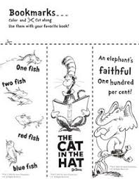 Seuss word search coloring page (artsy fartsy mama): Dr Seuss Bookmarks To Color Library Learners Dr Seuss Activities Seuss Classroom Dr Seuss Day