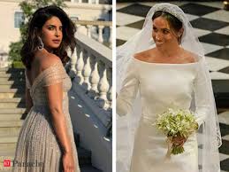 See every detail of priyanka chopra's wedding dress in newly released video. Prince Harry Priyanka Chopra Says Royal Wedding Made Her Tear Up Thanks Dior For Making Her Sparkle At Friend Meghan S Reception The Economic Times