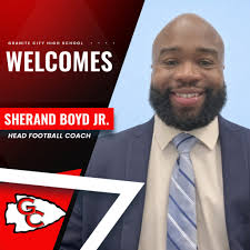 🏈 𝐖𝐞𝐥𝐜𝐨𝐦𝐞 𝐭𝐨 𝐆𝐫𝐚𝐧𝐢𝐭𝐞 𝐂𝐢𝐭𝐲, 𝐒𝐡𝐞𝐫𝐚𝐧𝐝 𝐁𝐨𝐲𝐝  𝐉𝐫.! Granite City School District #9 is proud to welcome Sherand Boyd Jr.  as the new Granite City High School Head Football Coach and Special