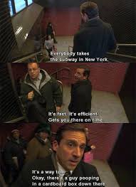 18 funniest and famous movie bridesmaids quotes. Everybody Takes The Subway In New York It S Fast It S Efficient Gets You There On Time It S A Way To Okay T Office Quotes Office Jokes The Office Show