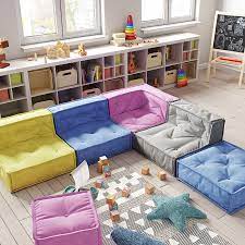 nature kid mycolorcube bodenkissen sofa cushion fur kinder set a in buntem farbmix online kaufen