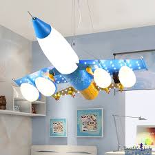 Transform your gaming setup with rgb lighting! 5 Lights Airplane Suspended Light With Frosted Glass Shade Game Room Hanging Lamp In Sky Blue Beautifulhalo Com