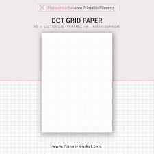 Basic Pages Dot Grid Grid Lined Paper Notebook A4 Letter Size Planner Inserts A5 Planner Binder Instant Download Printable Graph Paper A5 Planner Binder Lined Paper