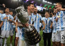 Leo messi has finally won a major international trophy with argentina! Sf8csbm0ydwm5m