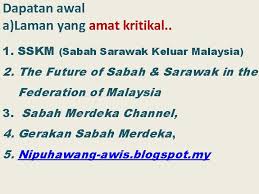 Sabah sarawak keluar malaysia on facebook. Kajian Tuntutan Sabah Sarawak Keluar Malaysia Sskm Dalam