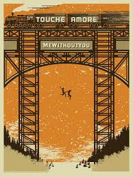 Rockets Are Red Touche Amore Mewithoutyou Concert Poster Concert Posters Gig Posters Band Posters
