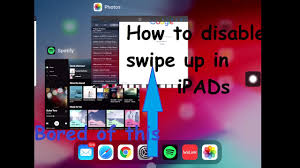 Esc will swipe up (and down), so you don't have to actually use the mouse. How To Remove Or Disable Swipe Up To Go Home Gesture Ipad Youtube