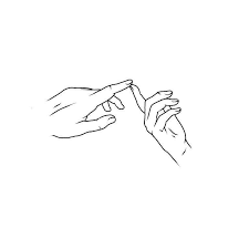 Hands Couple Love Fingers Aesthetic Drawing Hand Art Aesthetic Art