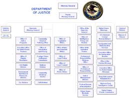 department of justice organization chart