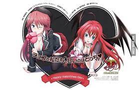 Lilith Of Trinity Seven And Rias Of Highschool Dxd Trinity Seven Dxd Highschool Dxd
